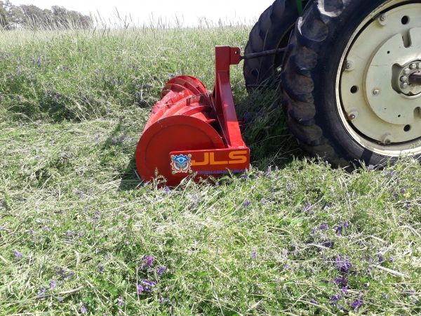 Rolador cultivos de cobertura / cultivos de servicio 2.25 m - Cuchillas helicoidales - 3P