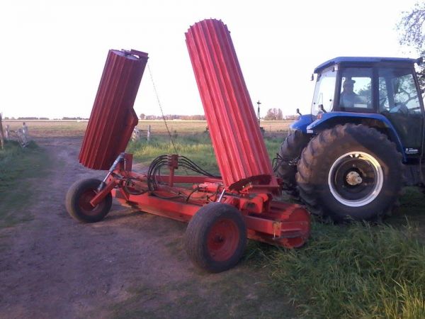 Rolador cultivos de cobertura / cultivos de servicio 8.00 m - Cuchillas planas