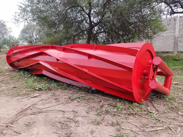 Rolador cultivos de cobertura / cultivos de servicio 3.00 m - Cuchillas helicoidales - 3P